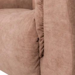 Woood Baggy loveseat geweven chenille oudroze Best