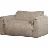 Woood Baggy loveseat geweven stof bruin melange Clearance