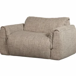 Woood Baggy loveseat geweven stof bruin melange Clearance