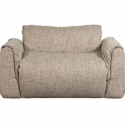 Woood Baggy loveseat geweven stof bruin melange Clearance