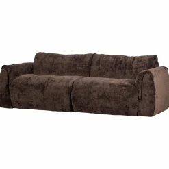 Woood Baggy 2-zits bank 3d chenille donkerbruin Hot