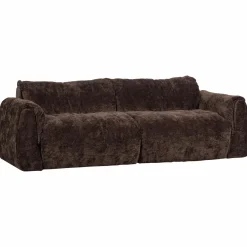 Woood Baggy 2-zits bank 3d chenille donkerbruin Hot