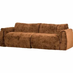 Woood Baggy 2-zits bank 3d chenille middenbruin Discount