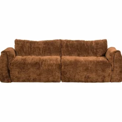 Woood Baggy 2-zits bank 3d chenille middenbruin Discount