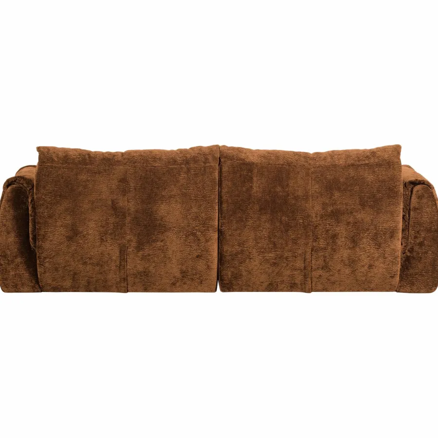Woood Baggy 2-zits bank 3d chenille middenbruin Discount