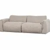 Woood Baggy 2-zits bank geweven stof naturel melange Outlet