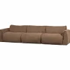 Woood Baggy 3-zits bank geweven chenille bruin Sale