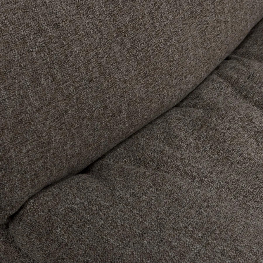 Woood Baggy 2-zits bank geweven stof warmgrijs melange Discount