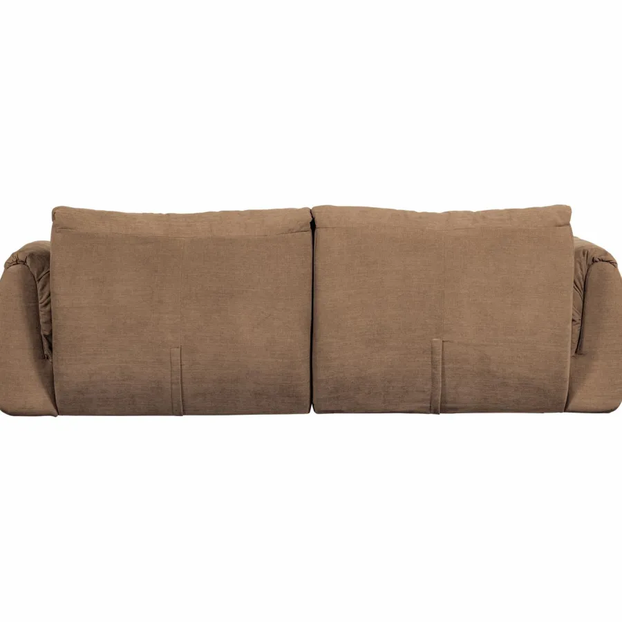 Woood Baggy 2-zits bank geweven chenille bruin Discount