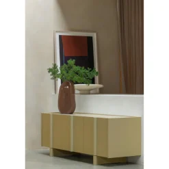 Woood Basu tv meubel 152cm grenen moss [fsc] Clearance