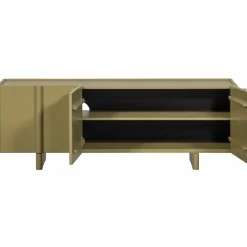 Woood Basu tv meubel 152cm grenen moss [fsc] Clearance