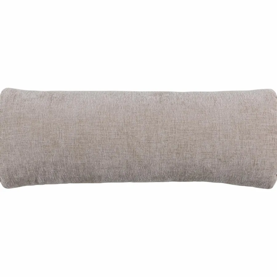Woood Batavier half ronde bank 4-zits velvet melange zand Outlet