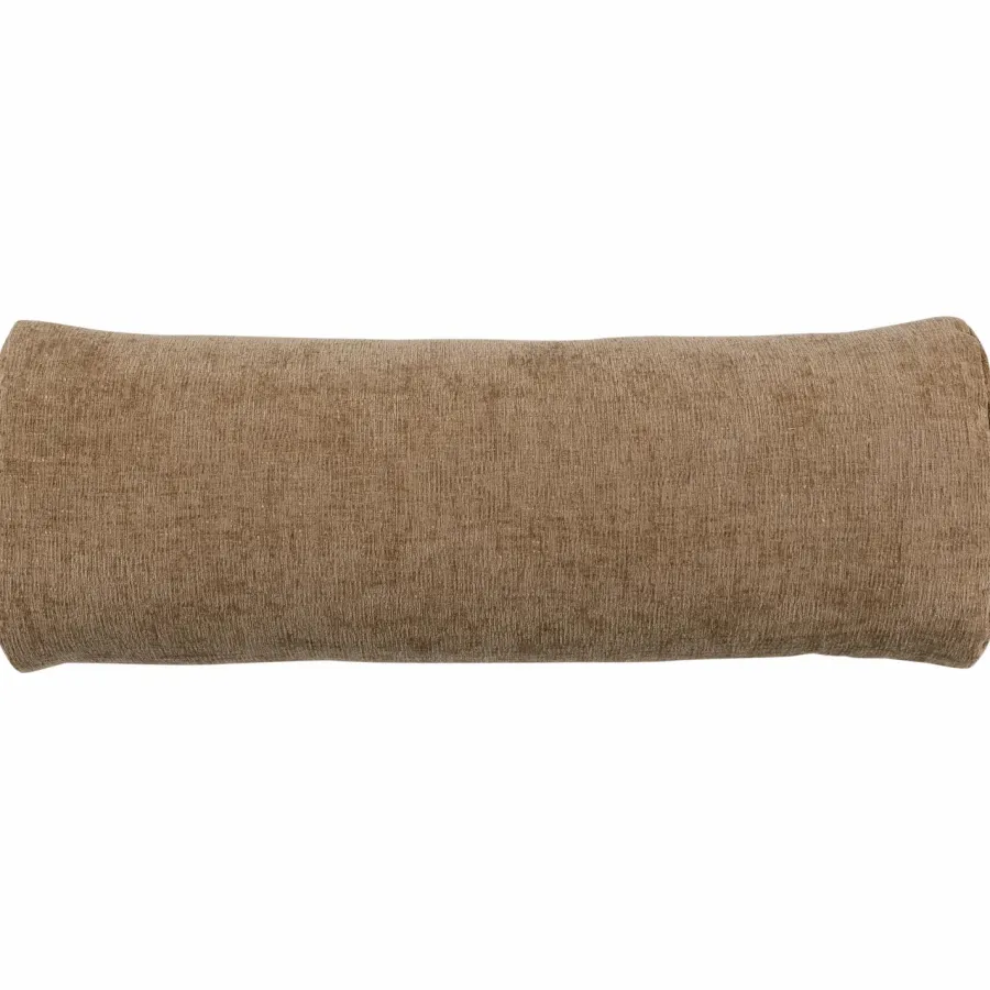 Woood Batavier half ronde bank 4-zits velvet melange lichtbruin Best