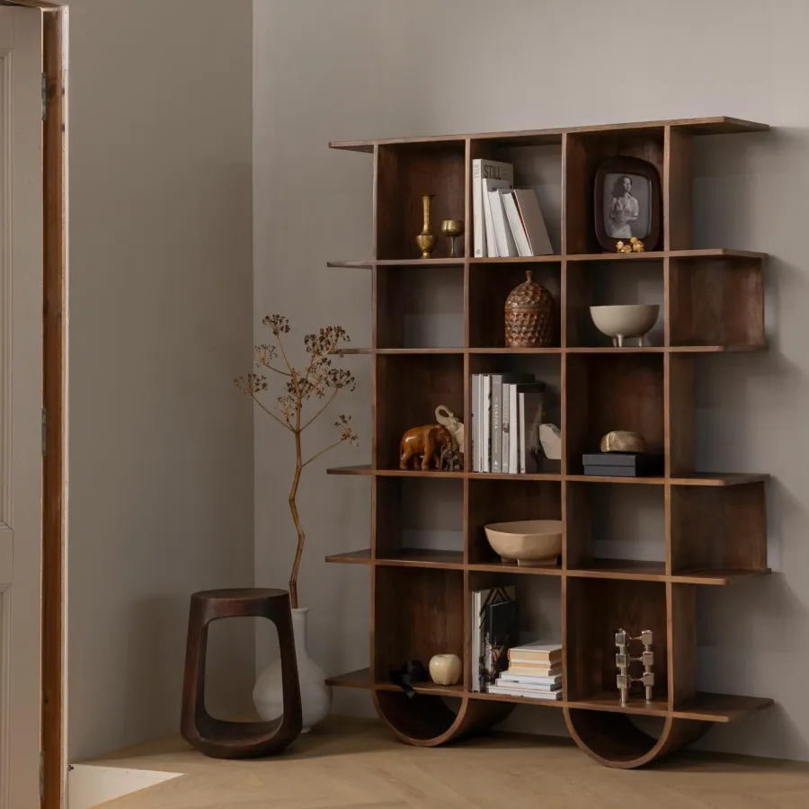 Woood Bayo bijzettafel mango hout walnoot Online