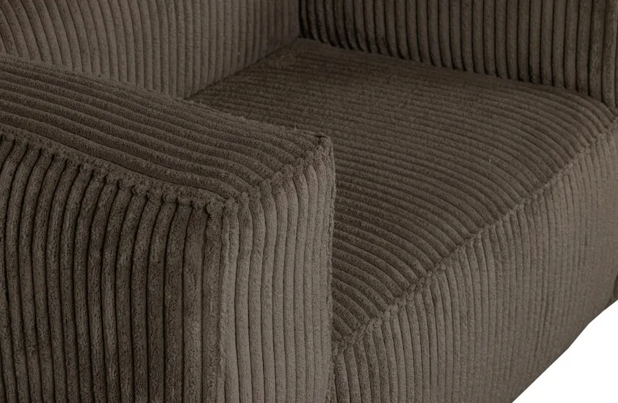 Woood Bean Fauteuil Grove Ribstof Mud Discount