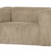 Woood Bean Fauteuil Grove Ribstof Travertin New