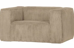 Woood Bean Fauteuil Grove Ribstof Travertin New