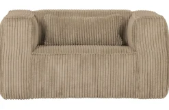 Woood Bean Fauteuil Grove Ribstof Travertin New
