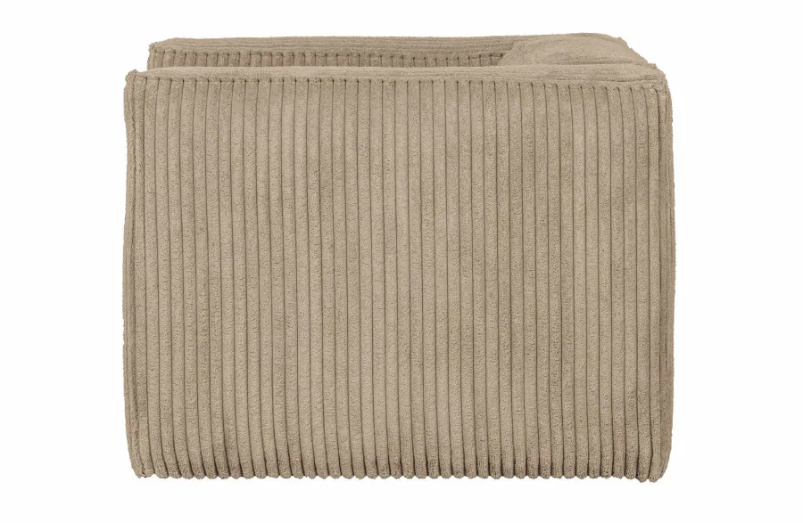 Woood Bean Fauteuil Grove Ribstof Travertin New
