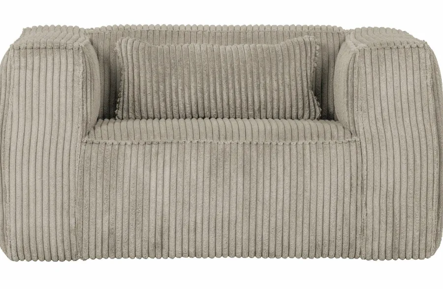 Woood Bean Fauteuil Grove Ribstof Naturel Sale