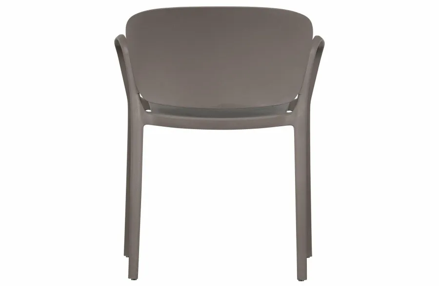 Woood Bent Eetkamerstoel Kunststof Taupe Best