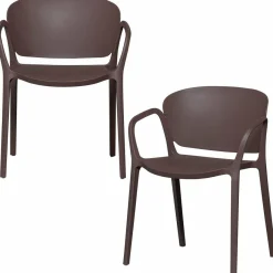 Woood Bent tuinstoel kunststof paars/bruin Sale