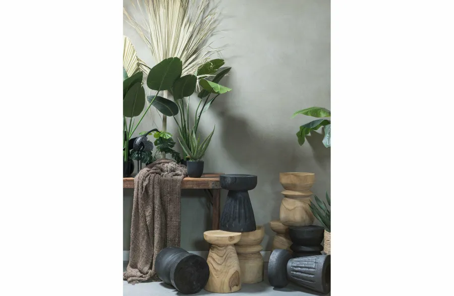Woood Bink Kruk Hout Naturel 40xØ28cm Clearance