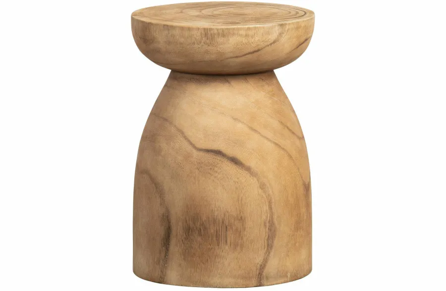 Woood Bink Kruk Hout Naturel 40xØ28cm Clearance