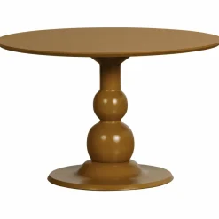 Woood Blanco eettafel o120cm mango hout honinggeel New