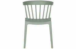 Woood Bliss Spijlenstoel Kunststof Jadegroen Clearance