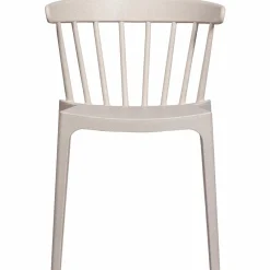 Woood Bliss tuinstoel met spijlen wheat fiber off white melange