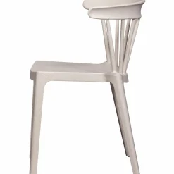 Woood Bliss tuinstoel met spijlen wheat fiber off white melange