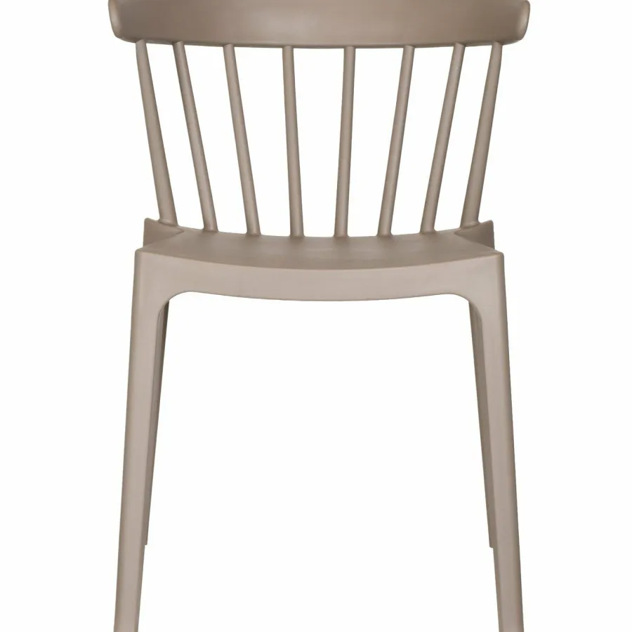Woood Bliss tuinstoel met spijlen kunststof taupe Online