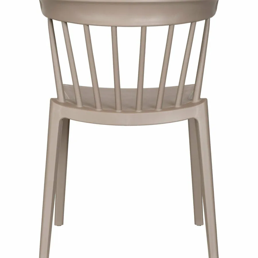 Woood Bliss tuinstoel met spijlen kunststof taupe Online