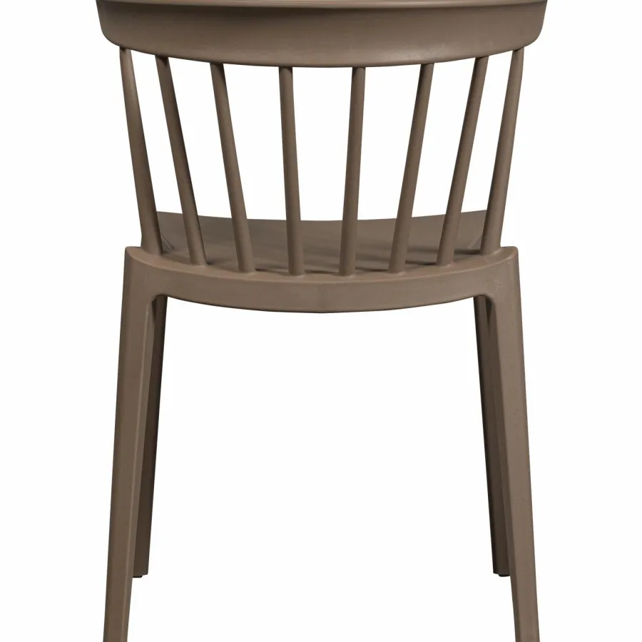 Woood Bliss tuinstoel met spijlen coffee fiber bruin melange Online