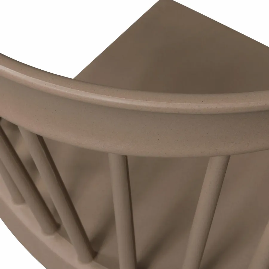 Woood Bliss tuinstoel met spijlen coffee fiber bruin melange Online