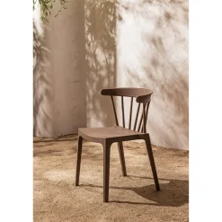 Woood Bliss tuinstoel met spijlen coffee fiber bruin melange Online