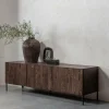 Woood Bono gravure tv meubel essen bruin [fsc] Clearance