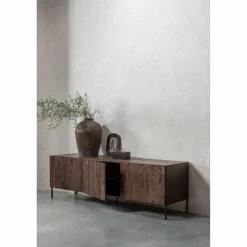 Woood Bono gravure tv meubel essen bruin [fsc] Clearance