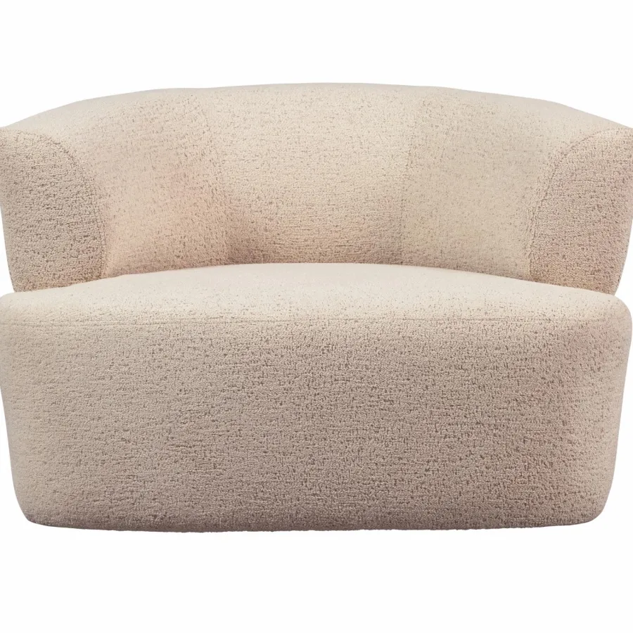 Woood Boris fauteuil boucle warm zand Clearance