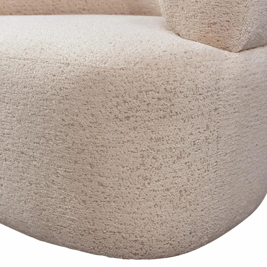 Woood Boris fauteuil boucle warm zand Clearance