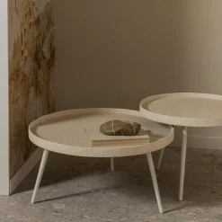 Woood Bounds bijzettafel xl hout/metaal naturel 40xø76 Sale