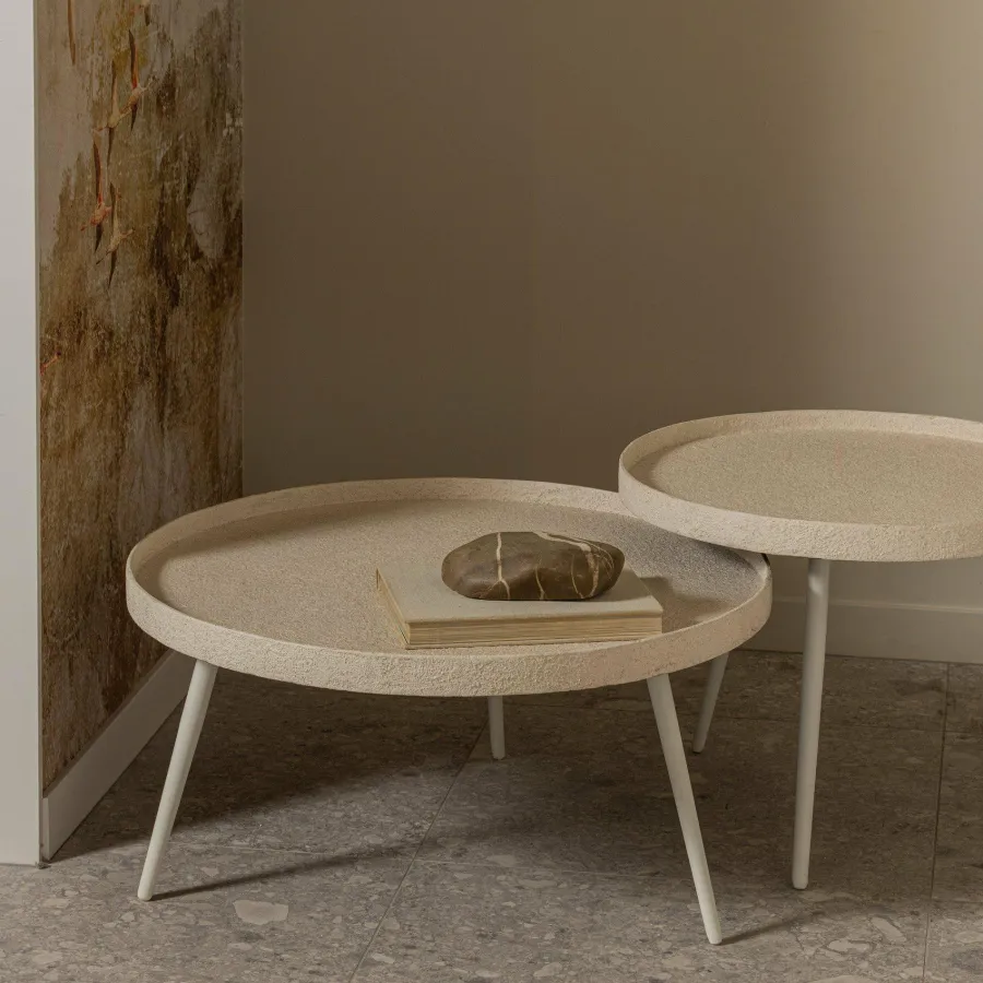 Woood Bounds bijzettafel xl hout/metaal naturel 40xø76 Sale