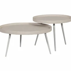 Woood Bounds bijzettafel xl hout/metaal naturel 40xø76 Sale