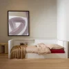 Woood Carter bedbank grenen wit [fsc] Clearance