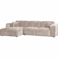 Woood CLOUD chaise longue links geweven chenille naturel Hot