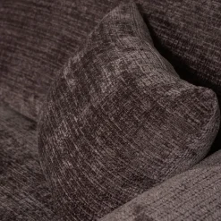 Woood CLOUD chaise longue links geweven chenille warm bruin Hot
