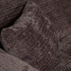 Woood CLOUD chaise longue rechts geweven chenille warm bruin Outlet
