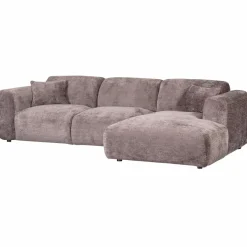 Woood CLOUD chaise longue rechts geweven chenille taupe Sale