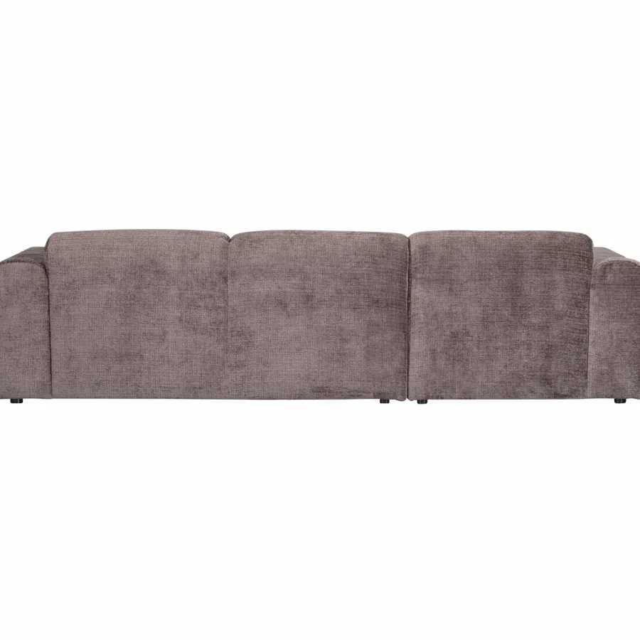 Woood CLOUD chaise longue links geweven chenille taupe Sale